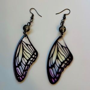 Butterfly sun catcher earrings